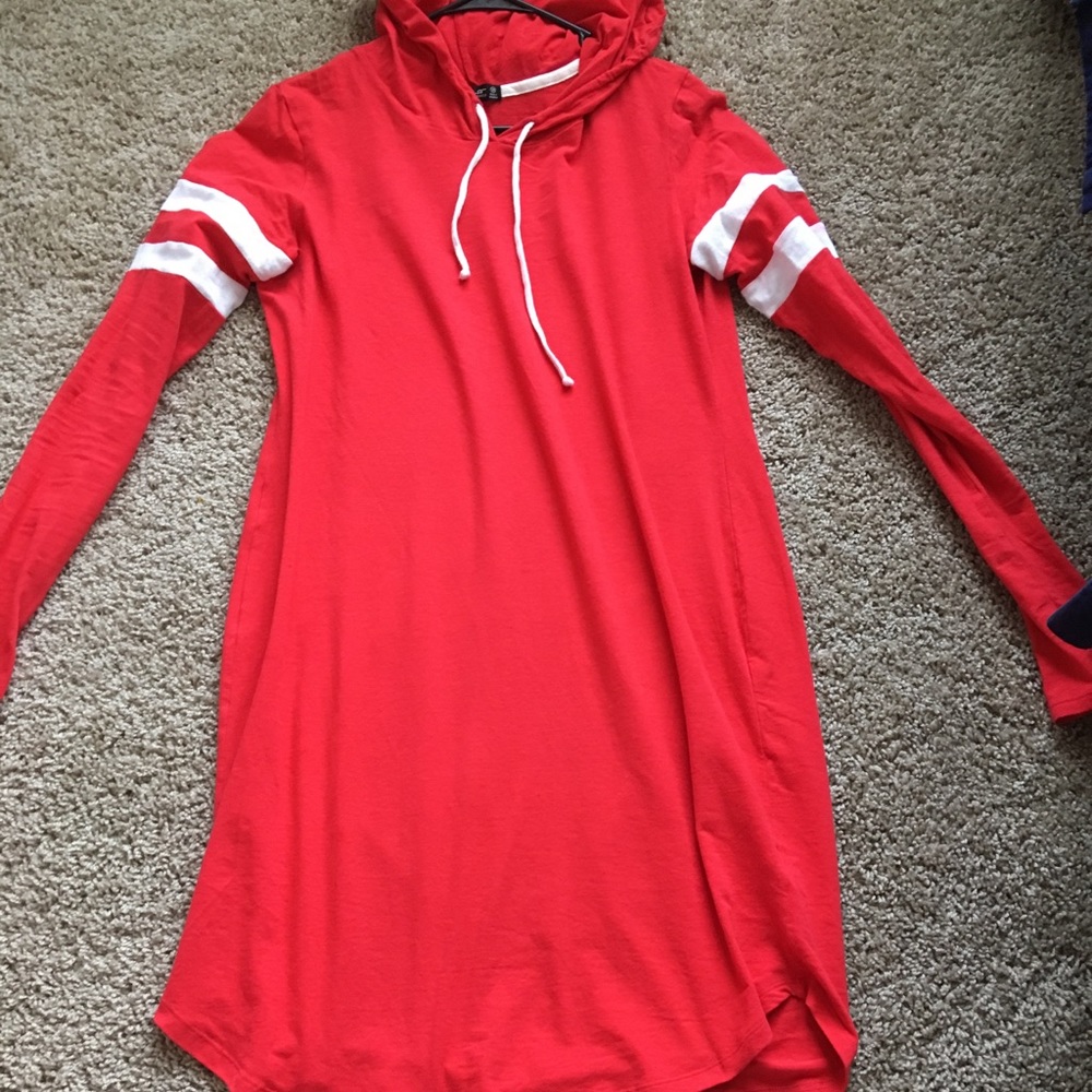 Long sleeve hoodie dress